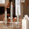 thumbnail image 4 of Loyerfyivos Glass Oil Candle Sticks, Refillable Unscented Pillar Candle, High Borosilicate Glass Transparent Lamps, for Fireplace Decoration, Last A Lifetime (30 CM，Shipping without oil), 4 of 6