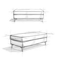 thumbnail image 3 of Simpli Home Ava Mid Century Ottoman Bench, 3 of 10
