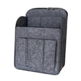 thumbnail image 2 of Inserto organizador de mochila Inserto de mochila de viaje Organizador de bolsas de fieltro Almacenamiento de fieltro gris, 2 of 8