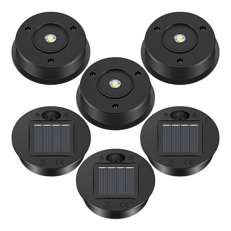 

Leke Garden Solar Powered Replacement Round Box Solar Lamp Holder Accessories 6Pcs Specification D=2.76in
