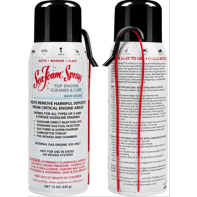 Spray Limpiador y Lubricante para Motor Sea Foam 355 ml en Aerosol