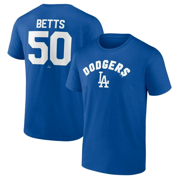 Men's Mookie Betts Royal Los Angeles Dodgers Winning Streak Name & Number T-Shirt
