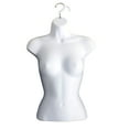 thumbnail image 4 of White Female Hollow Back Mannequin Torso Set & Hanging Hook, S-M Sizes (5 Pack, White), 4 of 5