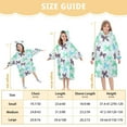 thumbnail image 3 of joogoo Wearable Blanket Hoodie for Green Bows Oversized Sherpa Hooded 3-14 YR M, 3 of 7