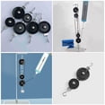 thumbnail image 3 of Miangastore Système à Double Poulie Fer Noir 4 Pcs pour Soulever des Objets Lourds, 3 of 8