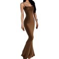 thumbnail image 1 of Robe Longue Décontractée pour Femme, Aguichant, Sans Manches, Dos Nu, Moulante, Maxi, Été 2023, Ajustée, Élégante, 1 of 5