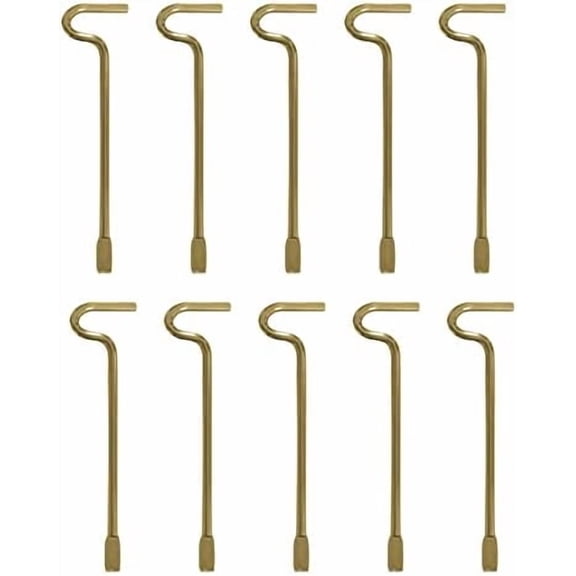 Bedroom/Bathroom Emergency Keys Compatible with Kwikset Interior Levers and Knobs - 10 Pack