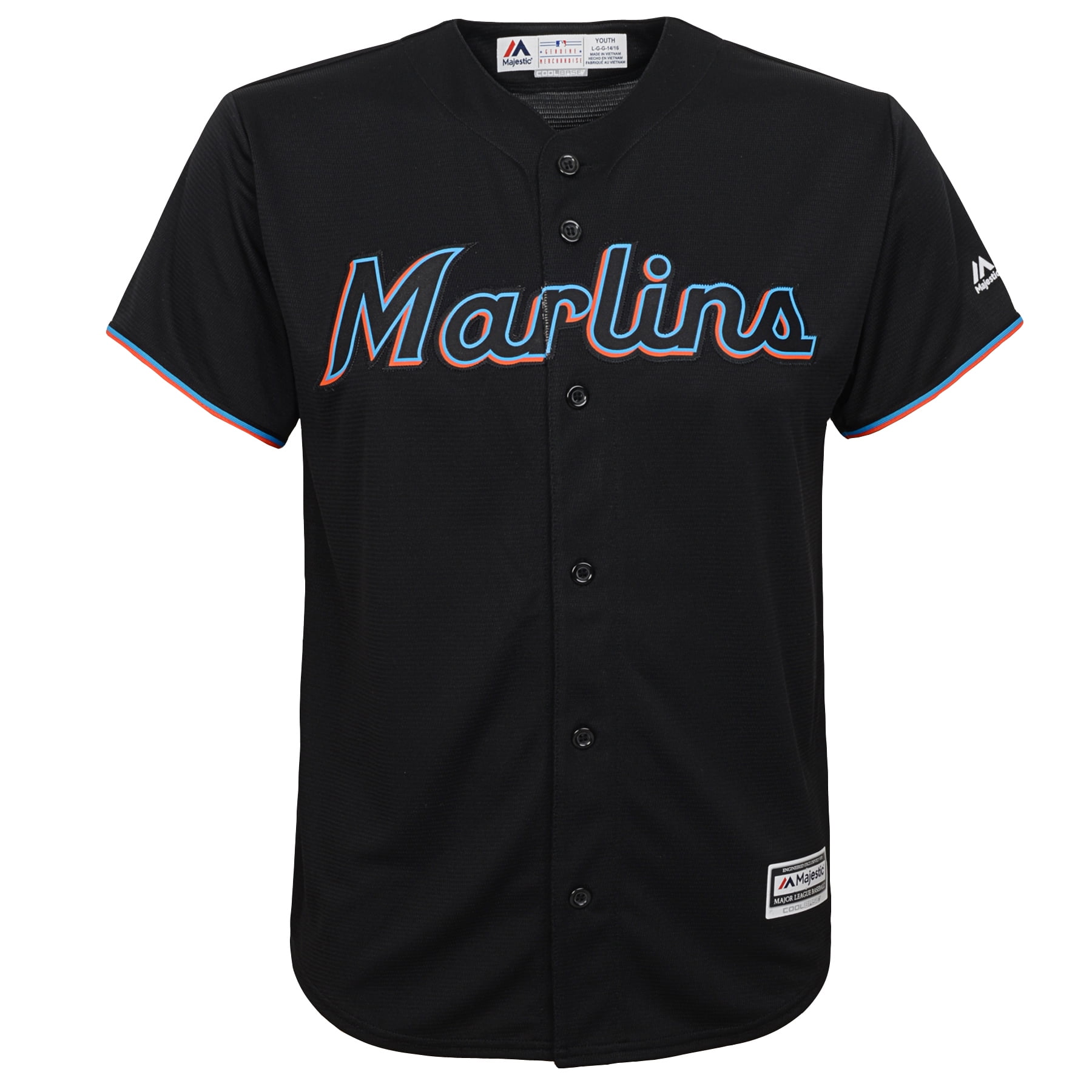 marlins jersey black