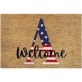 thumbnail image 2 of TopLLC Bathroom Rugs 4th Of July Door Mat Patriotic Doormat Entryway Rug Welcome Independence Day Doormat Stain And Fad Patriotic Decor Welcome Outdoor Mat A map, 2 of 2