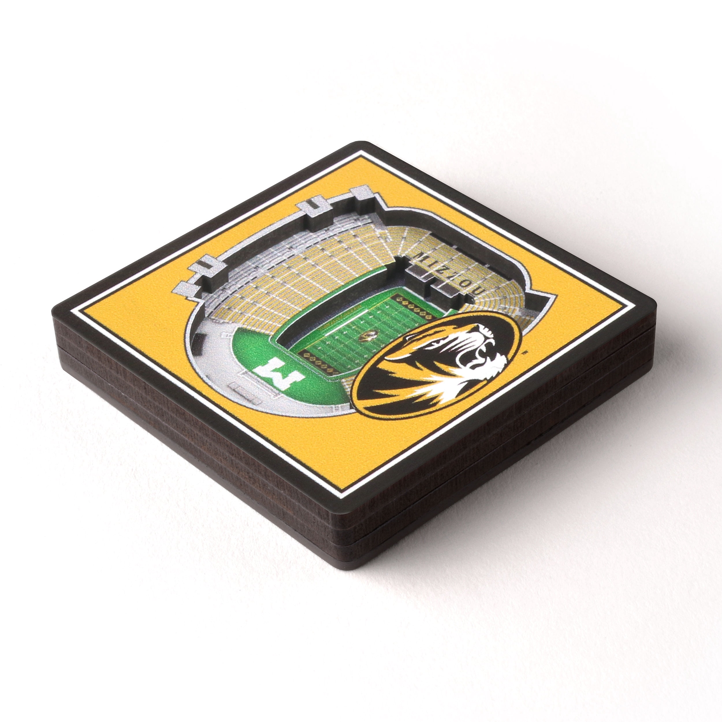 YouTheFan NCAA Missouri Tigers 3D StadiumView Magnet