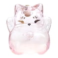 thumbnail image 4 of Hucha de con forma de , ideal para guardar objetos en el escritorio. Hucha de oro, centro de mesa, caja de ahorro de oro, tarro de ahorro Rosa, 4 of 8