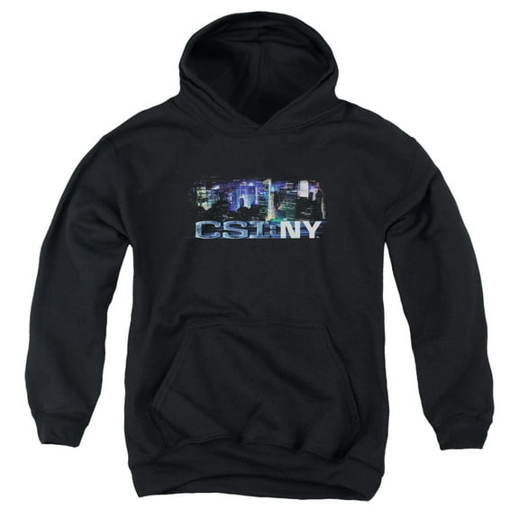 Csi Ny - Never Rests - Youth Hooded Sweatshirt - X-Large