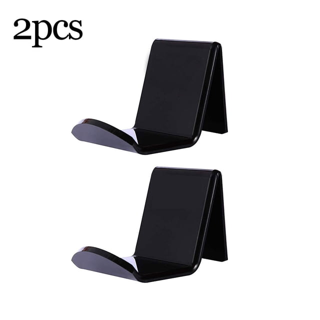 2pcs Controlador de juegos Soporte de pared Joystick Gamepad Estante de pared Auriculares Micrófono Organizador Soporte Inevent EL4843-01B