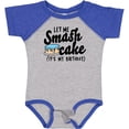thumbnail image 3 of Inktastic Let Me Smash Cake Its My Birthday Boys Baby Bodysuit, 3 of 5