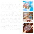 thumbnail image 3 of Marcapáginas de flores secas de PET transparente - Set de 40, diseño DIY - para amantes de los libros, proyectos de manualidades y regalos, 3 of 8