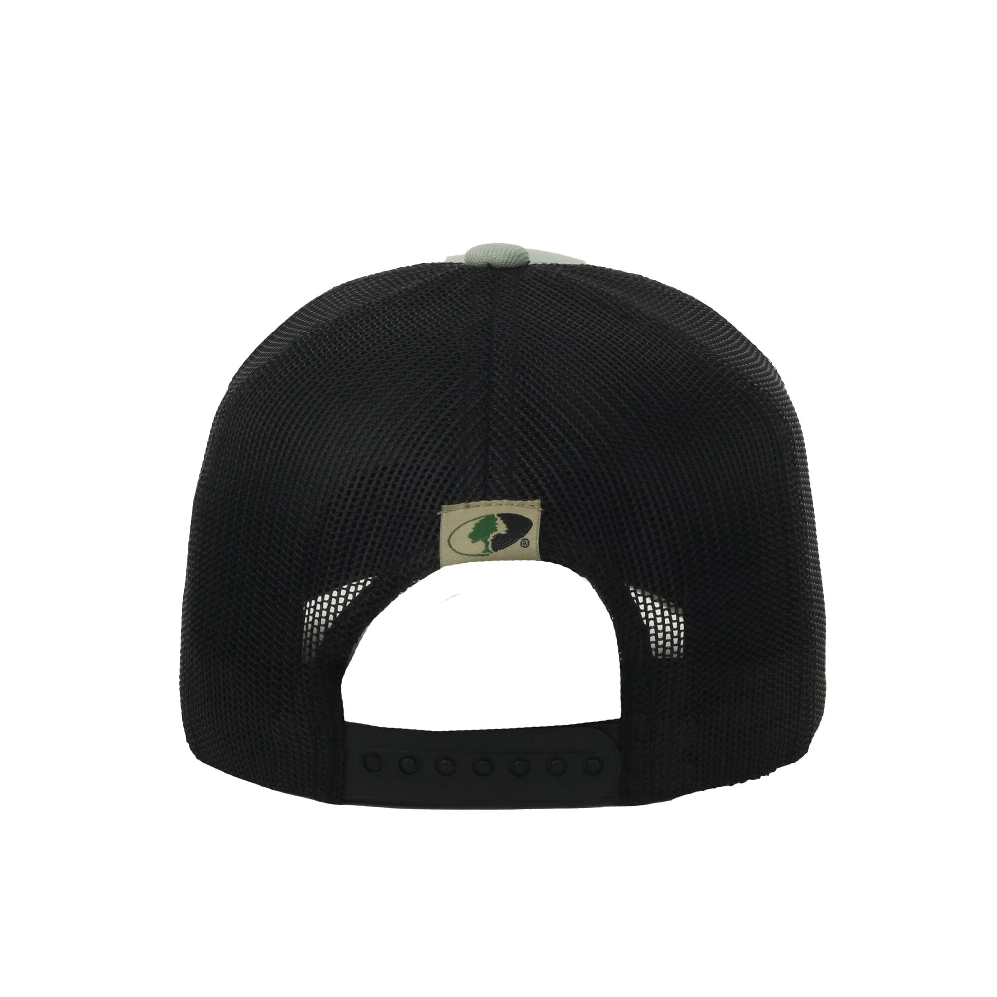 Mossy Oak® Pistachio 5-Panel Cap – Structured Mesh Back, Embroidered Logo, One Size