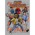 thumbnail image 2 of Boy's Jurassic World: Camp Cretaceous Camping Friends  Graphic Tee Athletic Heather Small, 2 of 5