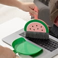 thumbnail image 5 of Small Dustpan and Brush Set, Watermelon Mini Dustpan and Brush Whisk Broom and Dust Pan Tiny Cleaning Broom Mini Hand Broom for Table, Desk, Keyboard Pet Nest, 5 of 5