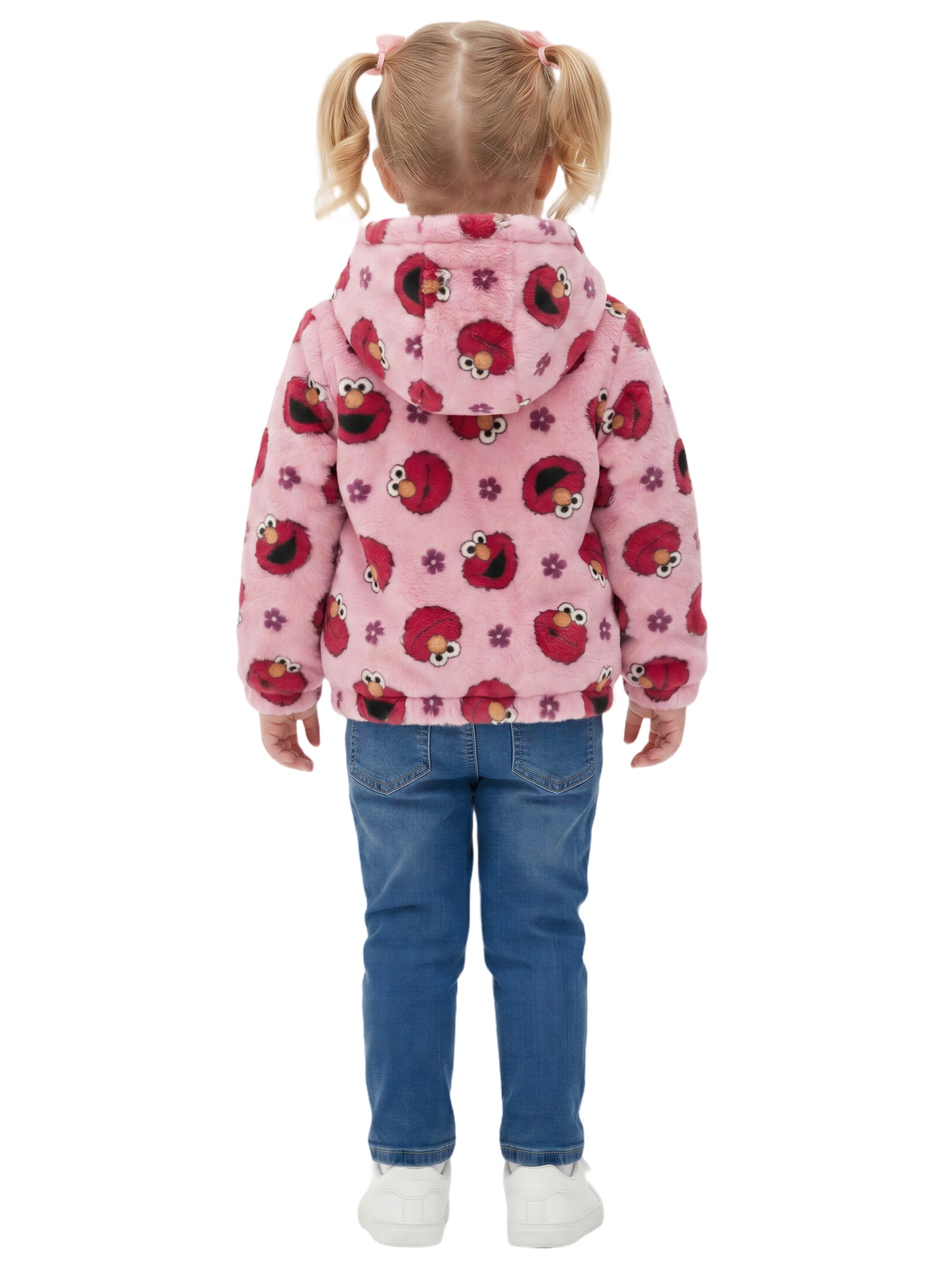 Sesame Street Toddler Girl Reversible Jacket, Sizes 2T-5T