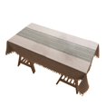 thumbnail image 4 of hengsof Tablecloths for Rectangle Tables,Cotton Linen Table Cloth Waterproof Tablecloth Wrinkle Free Farmhouse Dining Table Cover,Soft Fabric Table Cloths with Tassels, 4 of 5