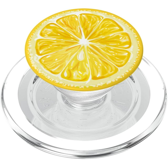 Empuñadura para teléfono móvil, bonita gota de fruta, diseño de limón, PopGrip MagSafe