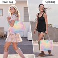 thumbnail image 6 of Large Capacity Tote Bag,Dreamy Pastel Sky Handbag Fashion Luxury Tote Bag,15.7"x13"x 5.1" Inches,Laptop Compatible, 6 of 6