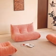 thumbnail image 5 of Indecor Home Lazy Sofa, Togo Sofa Loveseat Corduroy Sofa Sectional Sofa Bean Bag Chair Floor sofa for Living Room, Bedroom, Pink, 5 of 7