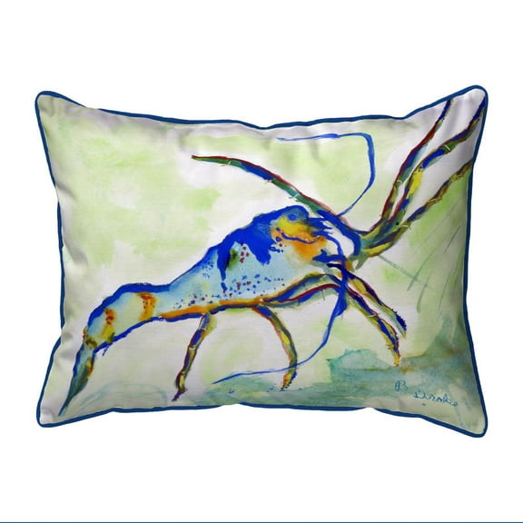 Betsy Drake Interiors Florida Lobster Large Pillow 16x20