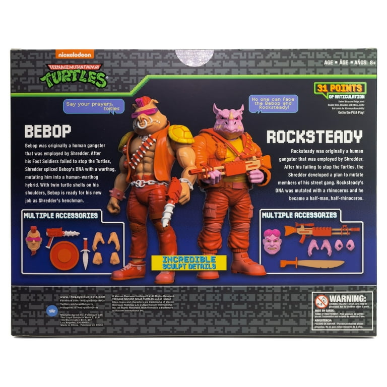 TMNT Bebop & Rocksteady Arcade Damage 2-Pack - The Loyal TMNT Bebop & Rocksteady Arcade Damage 2-Pack - The Loyal