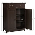 thumbnail image 3 of Renwick Storage Cabinet with Drawer, Espresso, 3 of 6
