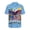 Eagle USA Flag, variant on HELLHERO 250th Anniversary Eagle Breathable Men's Short Sleeve Shirt, Moisture Absorbing Skin Friendly Short Sleeve Blouse for Travel Outdoor Activities Vacation