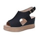 thumbnail image 1 of Amzcrzy Zapatos de mujer,Zapatos de mujer,Zapatillas de mujer, Sandalias de verano para mujer, elegantes, con tira trasera, punta abierta, cuñas, tacones altos, sandalias de playa Sandalias Mujer Zap, 1 of 5