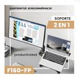 thumbnail image 4 of Base Doble Ergonomica Para Monitor Y Laptop  MaluberoNEGRO, 4 of 5