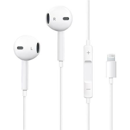 iPhone Earbuds Wired Headphones with Lighting Connector, Built-in Microphone & Volume Control Compatible with iPhone 14/13/12/11/XR/XS/X/8/7/SE