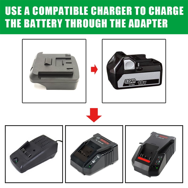 For Hi*ta*chi&Hi*ko*ki 18V Lithium Batteries for Mil*wau*kee 18V Battery Power Tools Battery Adapter Converter