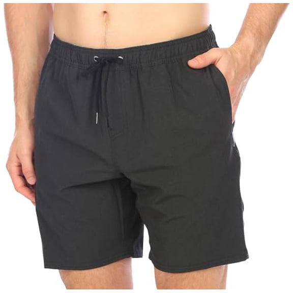 O'Neill Men's Reserve E-Waist 18" Hybrid Shorts, Black
