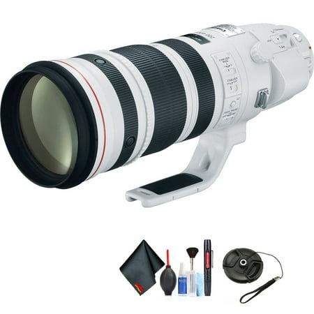 Canon EF 200-400mm f/4L is USM Extender 1.4X Lens for Canon EF Mount + Accessories (International Model with 2 Year Warr(International Model)