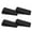 black, variant on LAMIRO 4Pcs Door Stoppers for Bottom of Door,Flexible Yet Resilient Door Blocker for Bottom of Door,Anti-Slip Texture Design Door Stoppers Security,black
