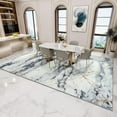 thumbnail image 4 of Astorug Modern Abstract 6x9 Washable Area Rug Anti-slip Soft Bedroom Living Room Rug For Nursery Playroom Dining Room Indoor Office, Gold Gray, 4 of 7