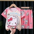 thumbnail image 1 of tangmumao12 (120-128 cm) New Sanrioed Niños Dibujos animados Kuromi Cinnamoroll Pijamas Niños Niñas Ropa de dormir de verano Kawaii Anime Niños Ropa de manga corta para el hogar esquí esquí Gafas de esquí, 1 of 5