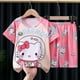 thumbnail image 1 of XN dingdang14 (128-135 cm) New Sanrioed Niños Dibujos animados Kuromi Cinnamoroll Pijamas Niños Niñas Ropa de dormir de verano Kawaii Anime Niños Ropa de manga corta para el hogar esquí esquí Gafas de esquí, 1 of 5