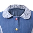 thumbnail image 3 of Richie House Girls' Sweet Denim Dress with Fancy Buttons RH2128, 3 of 7