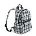 thumbnail image 2 of Vera Bradley Women's Cotton Small Backpack Kingbird Plaid, 2 of 5