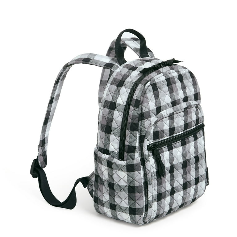 Checkered Embossed Backpack