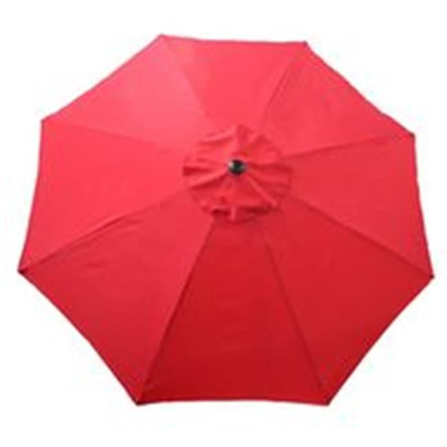 Seasonal Trends 3425691 9 ft. Tiltable Patio Brick Umbrella, Red