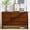 Walnut, variant on 47.3" Mid Century Modern Sideboard Buffet Cabinet with Solid Wood Handles, 2 Doors and 3 Drawers for Kitchen Dining Living Room Storage, Walnut
