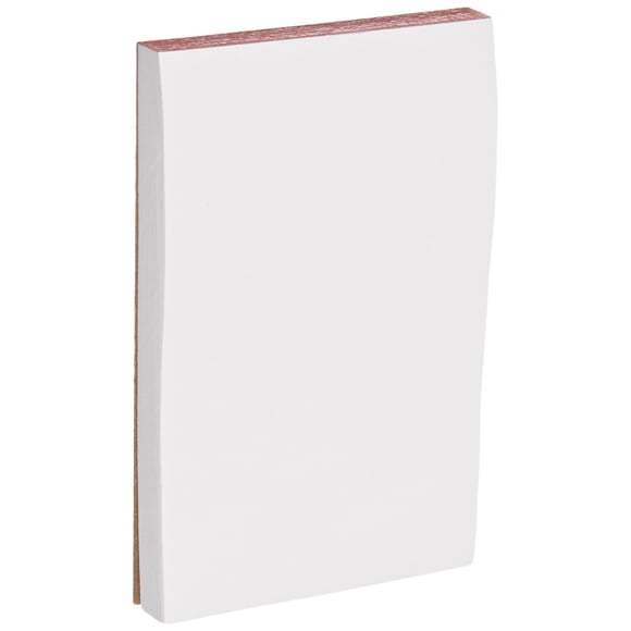 Bloc de notas School Smart de 3 x 5 cm, 100 hojas, color blanco, paquete de 12