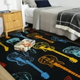 thumbnail image 3 of Mohawk Home Guitar Montage Printed Indoor Area Rug in Multi, 3'4"x5', 3 of 10