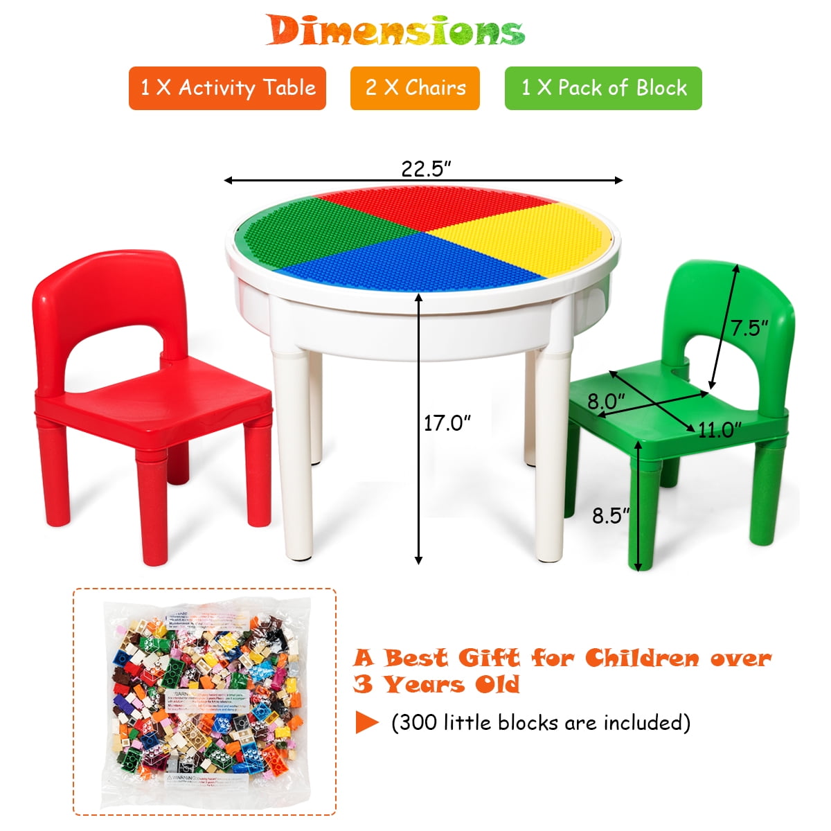 activity table for 3 year old