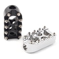 thumbnail image 3 of Universal Chrome/Black Non-Slip Gear Brake Shift Pedal MX Style Fits Harley-, 3 of 4